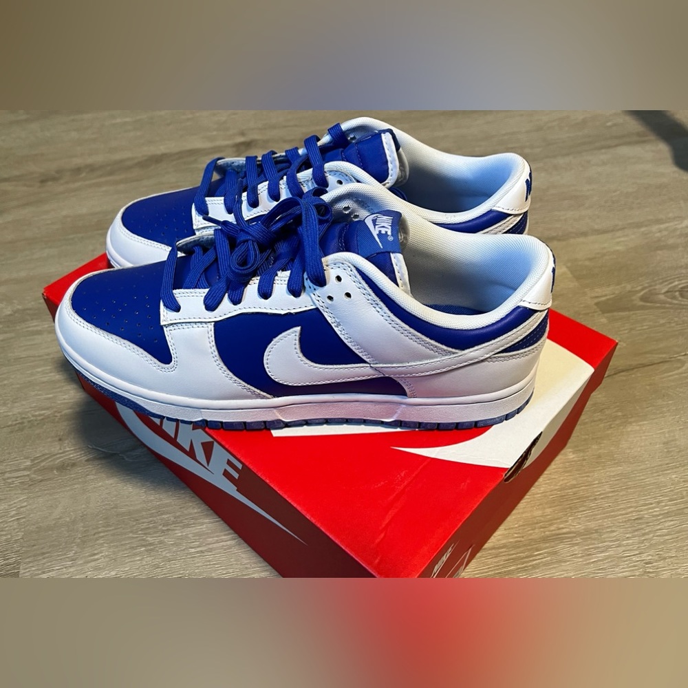 Nike Dunk Low Retro  blue/white mens 11 nwt